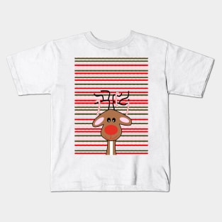 REINDEER Christmas Colors Kids T-Shirt